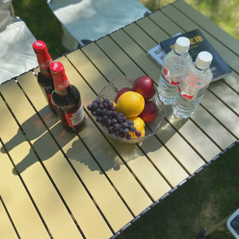 SL户外蛋卷桌便携折叠桌蛋卷桌露营桌折叠野餐桌