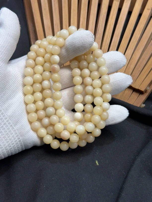 骆驼骨高密度圆珠108，链子尺寸0.8，108粒加6备籽