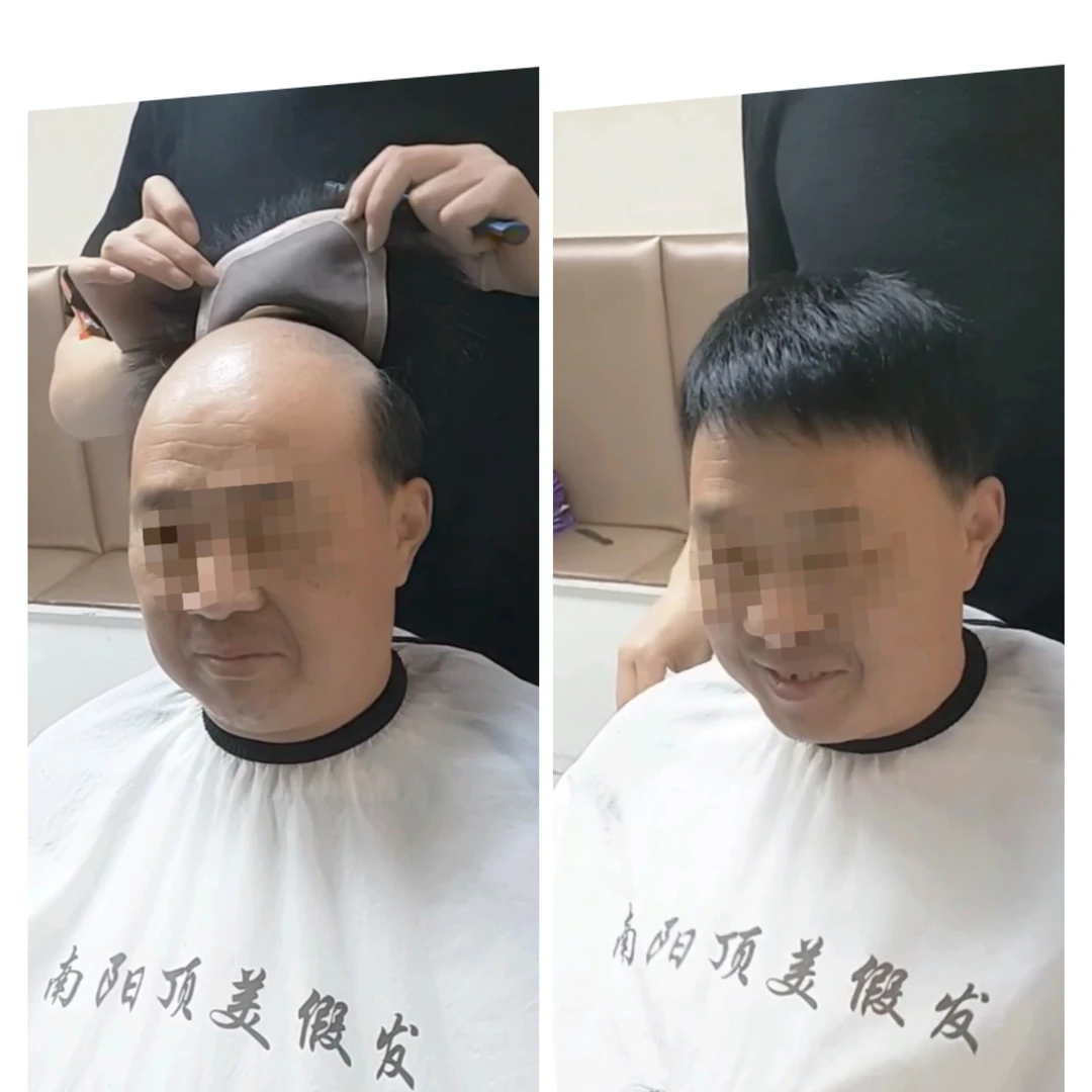 品牌假发全真发全手织假发南阳实体假发店