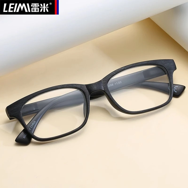 雷米超轻时尚老花镜男女款高清中老年镜老化眼镜100度150度200度