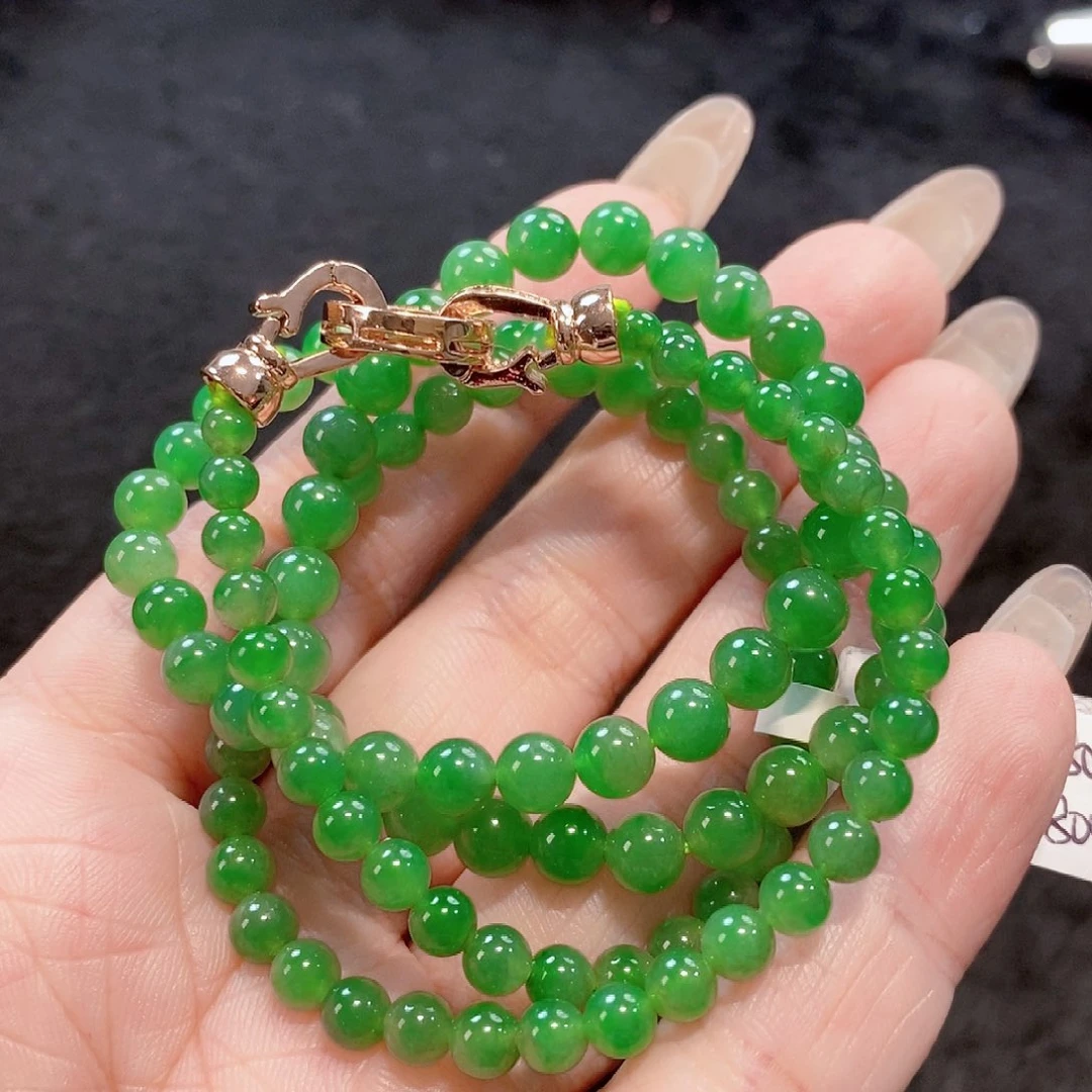 翡翠颈饰未镶嵌签收后24小时鉴赏期