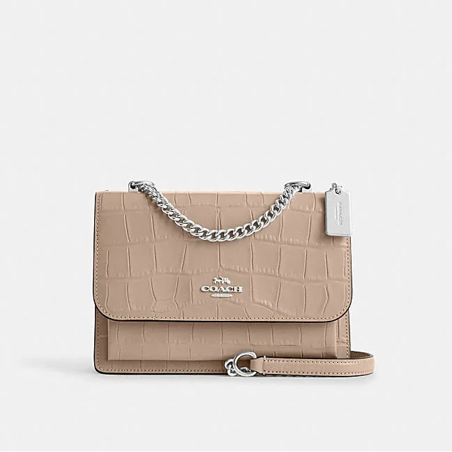 COACH/蔻驰Klare链条单肩斜挎包CC840 石灰色