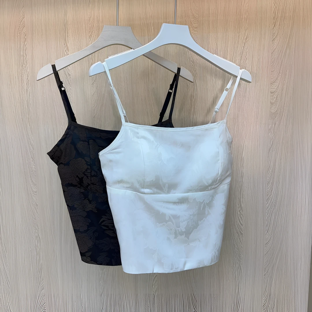 雾半生春夏百搭双面穿肩带可调节背心女式女背心打底