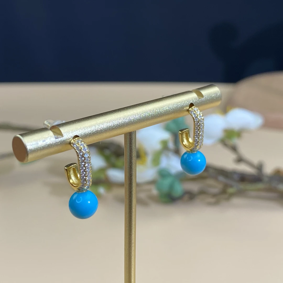 【人工处理】美松C字耳钉（多样性）LFY0319