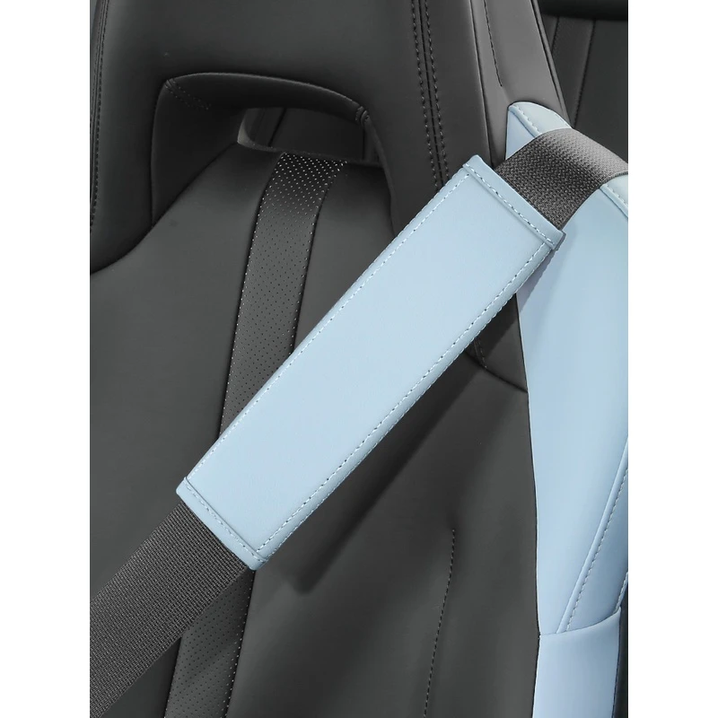 适用于比亚迪海鸥安全带套EV专用汽车内饰装饰皮革安全带护肩套
