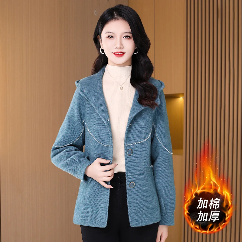 【可蓓儿】【可蓓儿】小香风妈妈品牌毛呢外套女秋冬2025新款夹妈妈装
