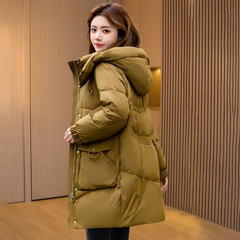 2025年新款女装女士羽绒服女款2025年新款洋气高端品牌小个子中长