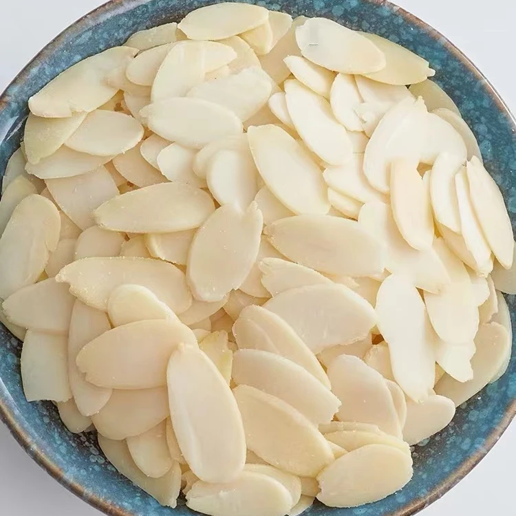 新鲜巴旦木片500g/100g袋烘焙原料新货去皮扁桃仁片薄脱皮杏仁片