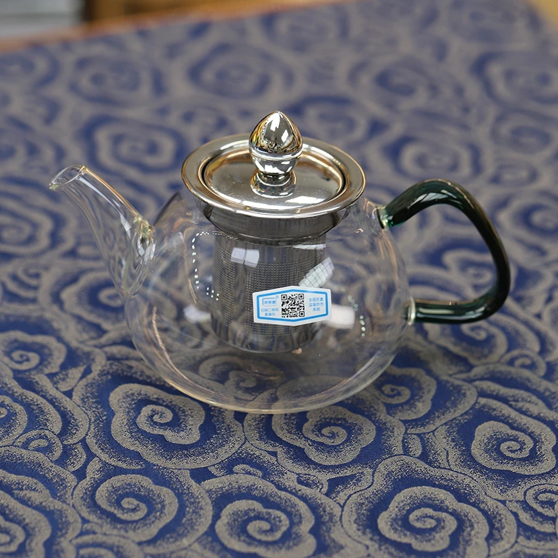 明信唐B-03手工家用茶壶泡茶壶耐热泡壶大容量高硼硅玻璃