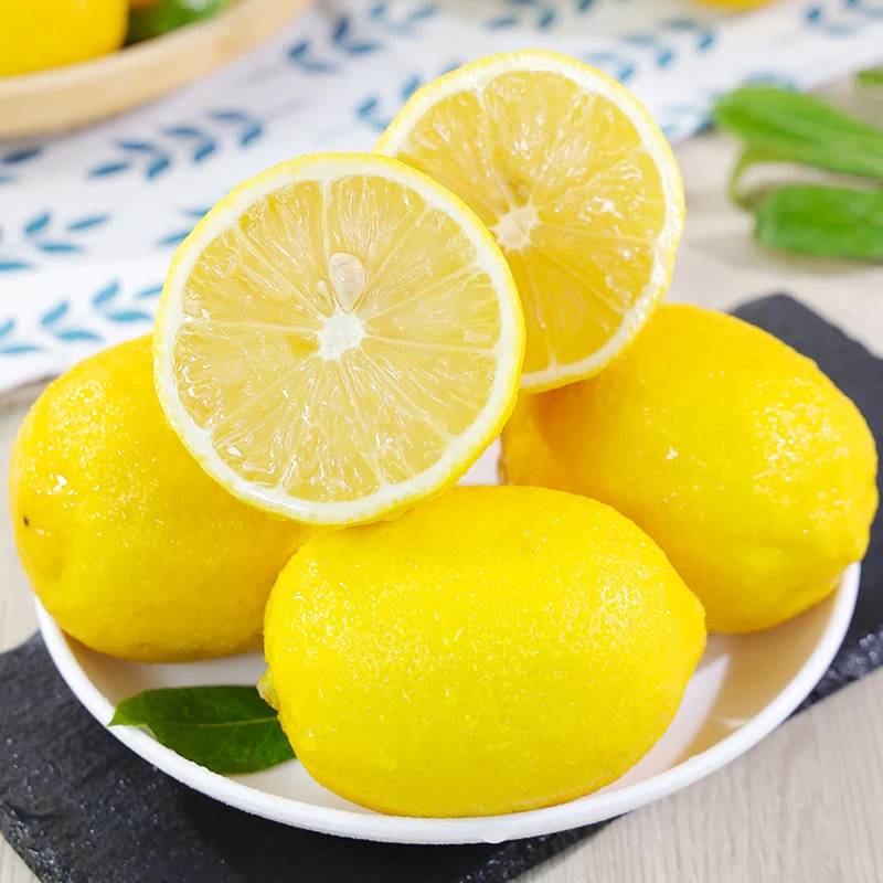 【自然搭档】 四川安岳柠檬黄柠檬8枚单果80-100g