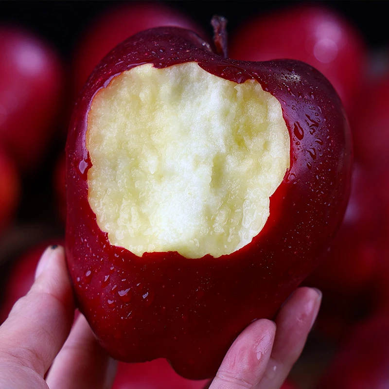 【一果两吃】甘肃天水花牛苹果可刮泥粉面蛇果宝宝辅食3/4.5/8斤ZB