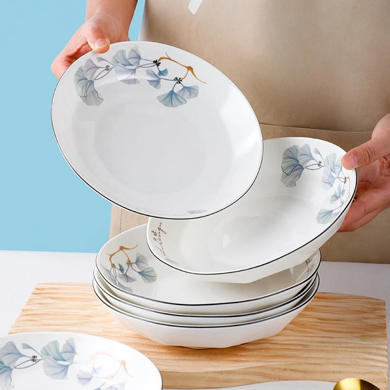 花语芬芳7英寸盘6只装陶瓷餐具