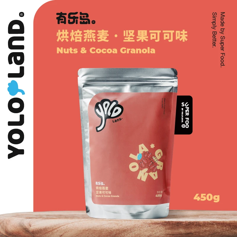 有乐岛/烘焙燕麦片 家庭版 granola即食谷物营养冲饮早餐晚餐