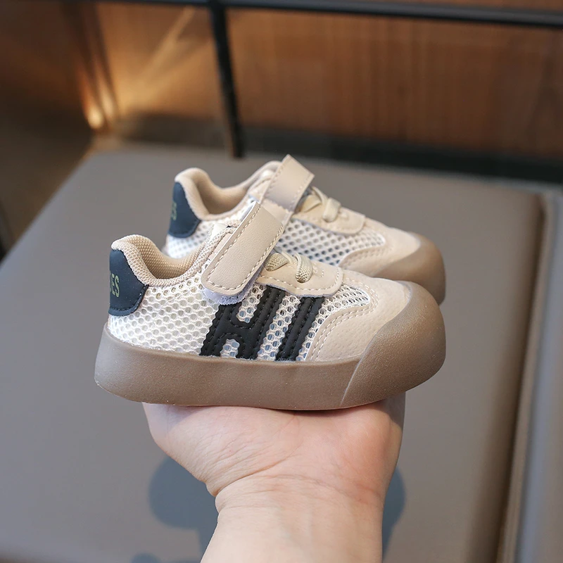 宝宝学步鞋1-3岁夏季透气单网儿童鞋幼儿软底学步鞋小白鞋童网面