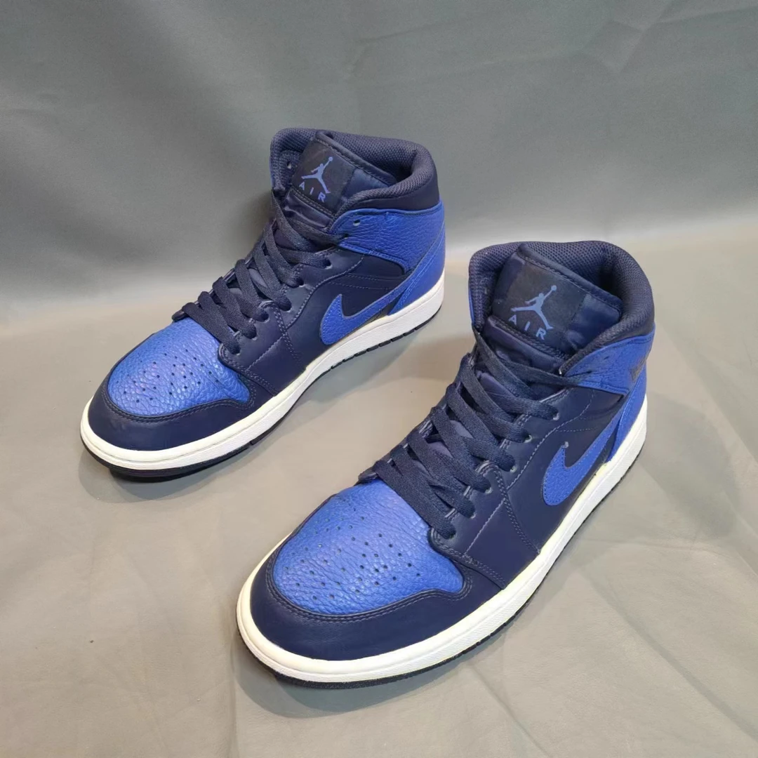 42码/9新/公价2189/AJ1 皇家蓝 中帮/无原盒/球鞋/潮鞋/运动鞋