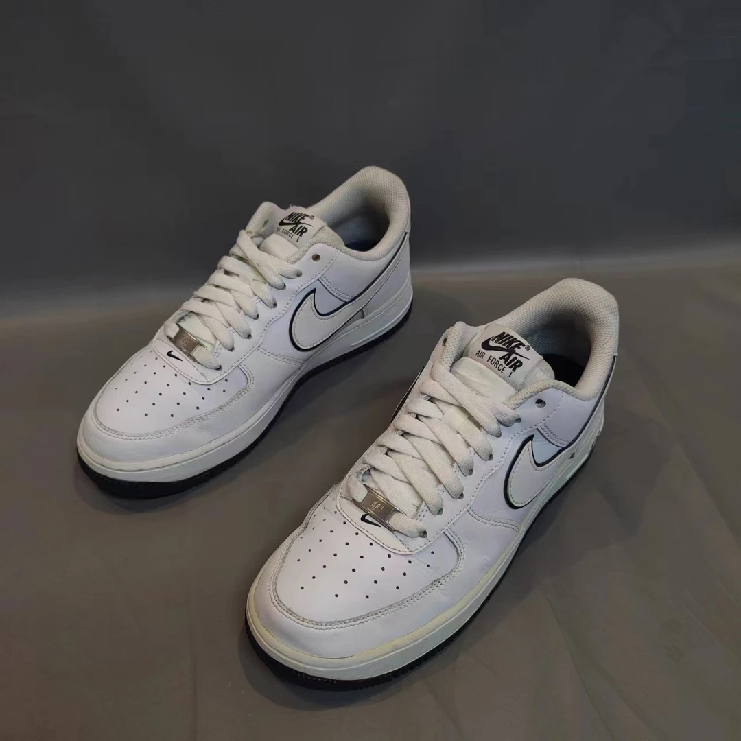 40.5码/90新/捡漏/AF1 空军 白黑 低帮/无原盒/球鞋/潮鞋/运动鞋