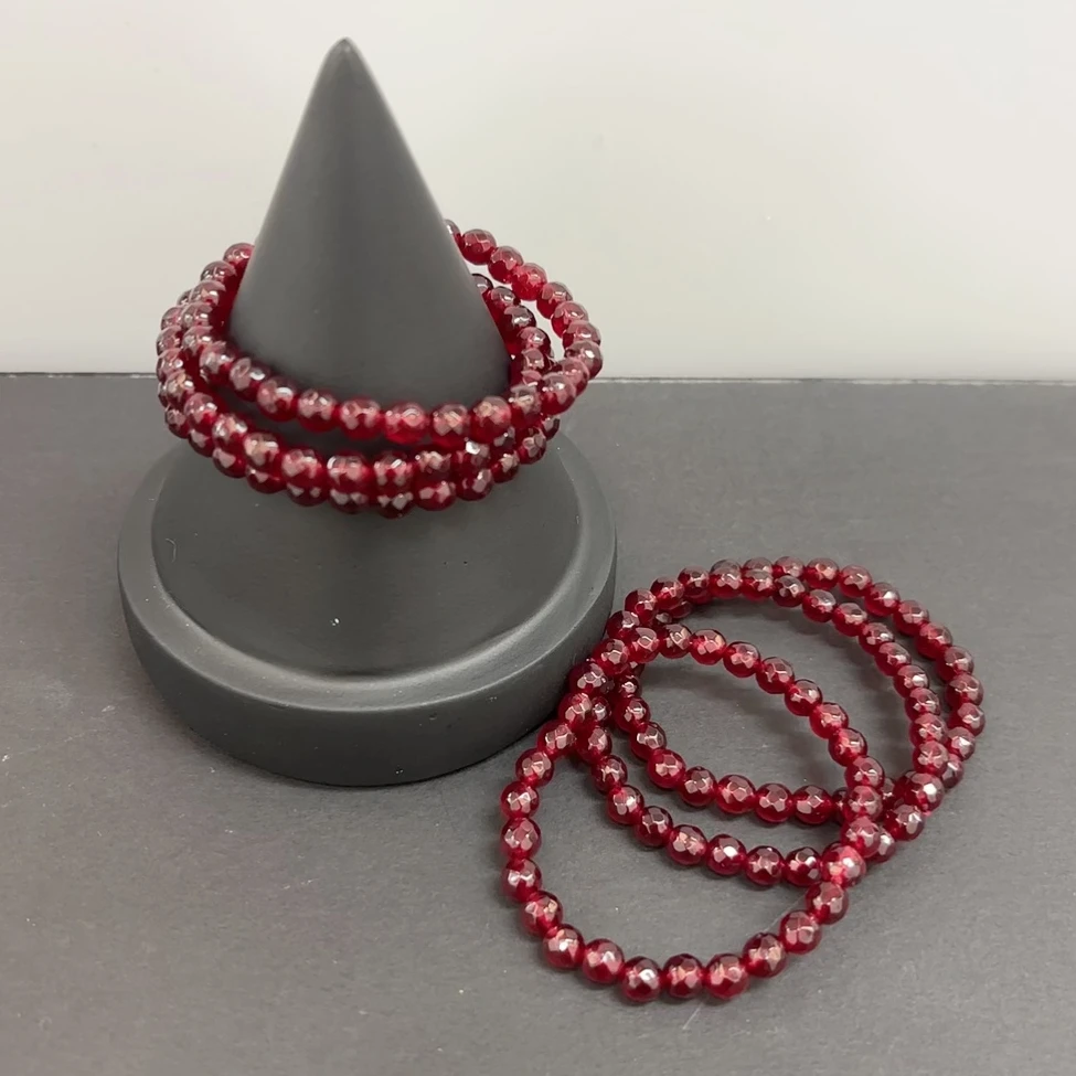 石榴石切割面手串5m+*（多样性单个发货）