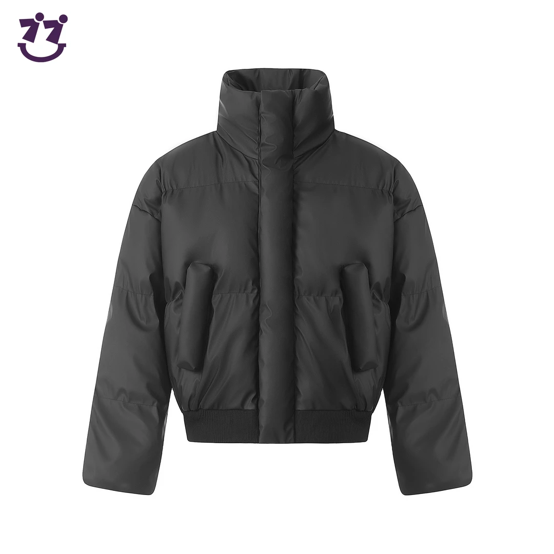 7ii7 韩版宽松立领短款面包服厚外套 8828