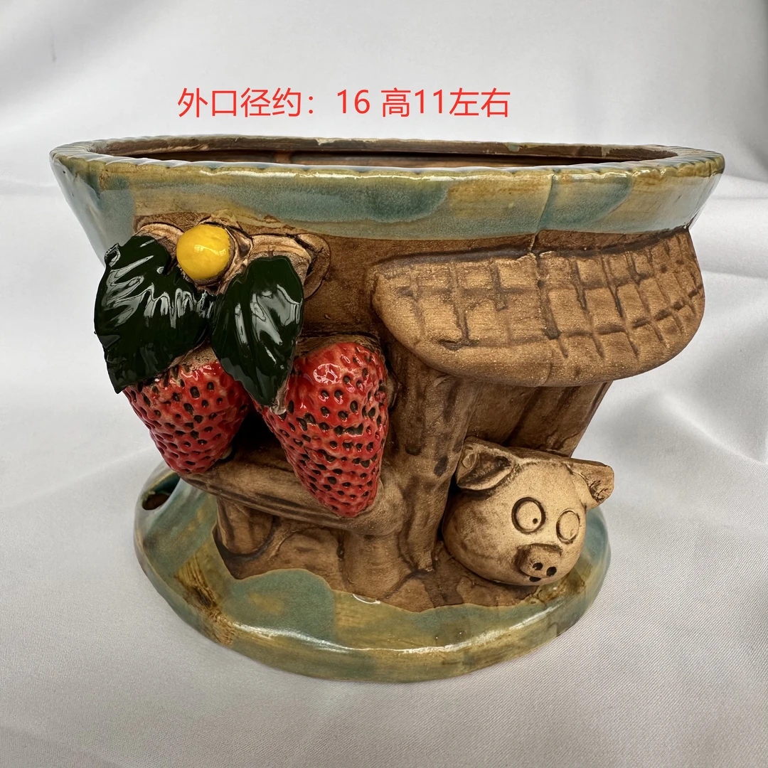 手工制作多肉花盆