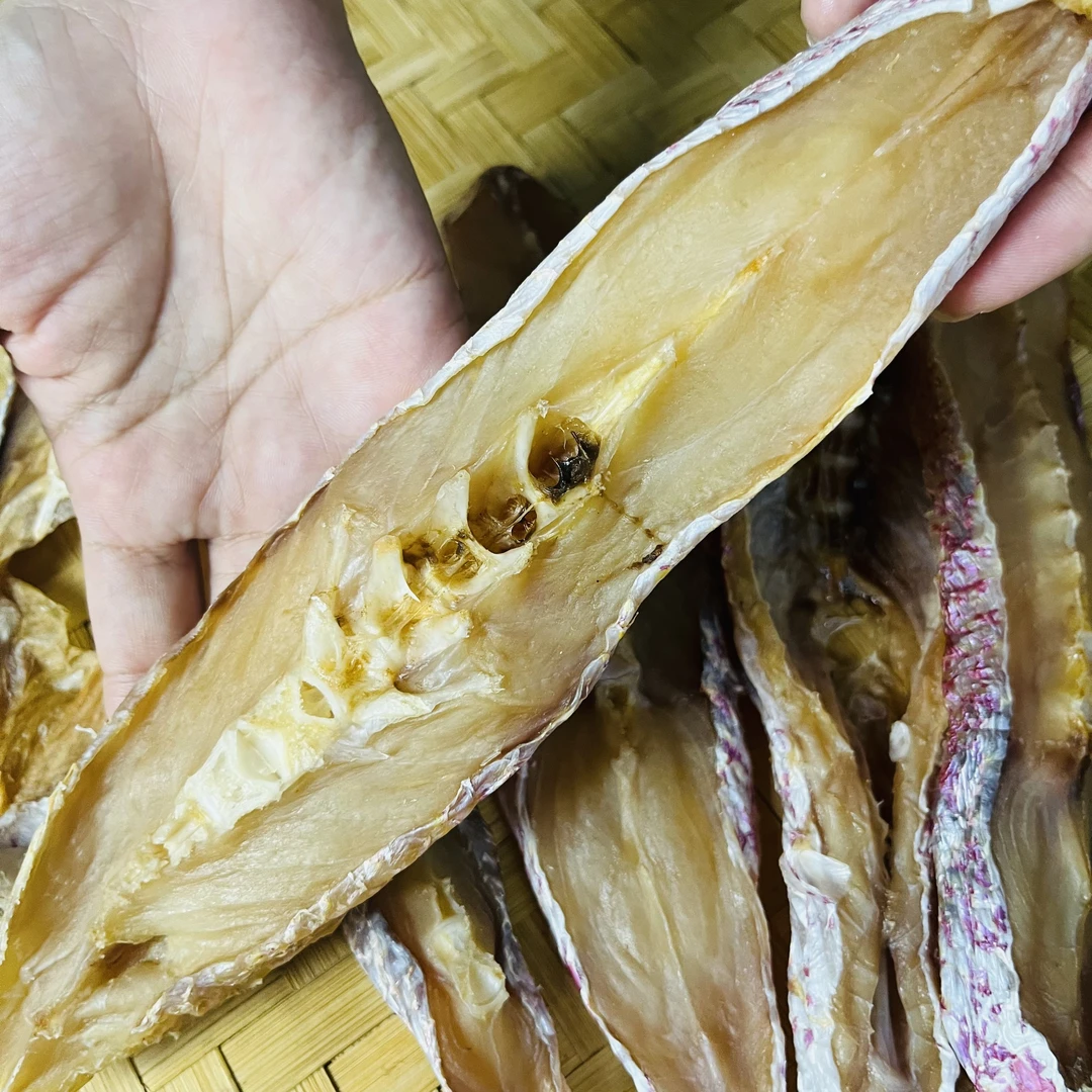 海南红鱼中段淡干生晒不咸无小刺不加盐鱼干大鱼干包邮