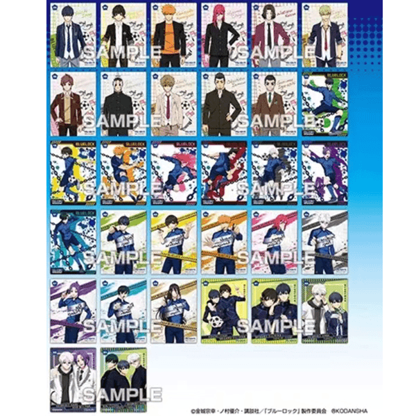 蓝色禁区 蓝锁食玩卡2代 日本 正版 谷子潮玩 周边 盲盒代拆产品