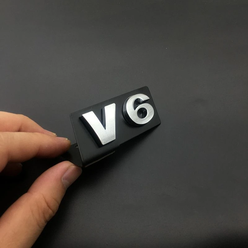 适用大众新老CC 新迈腾B7L 帕萨特 V6中网标前 后标 V6标3.0车标
