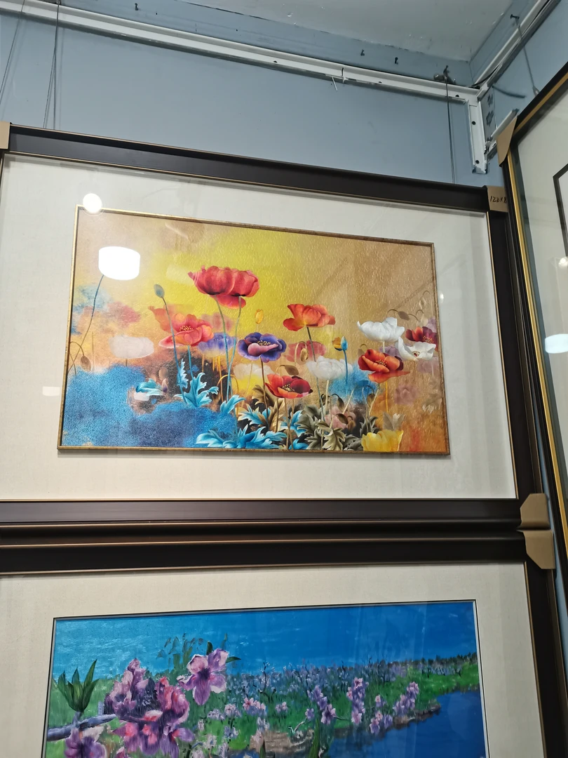 纯手工制作苏绣挂画