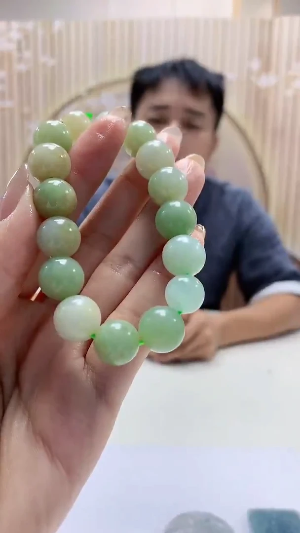【闪购商品】翡翠颈饰未镶嵌4830xd-jj手串19