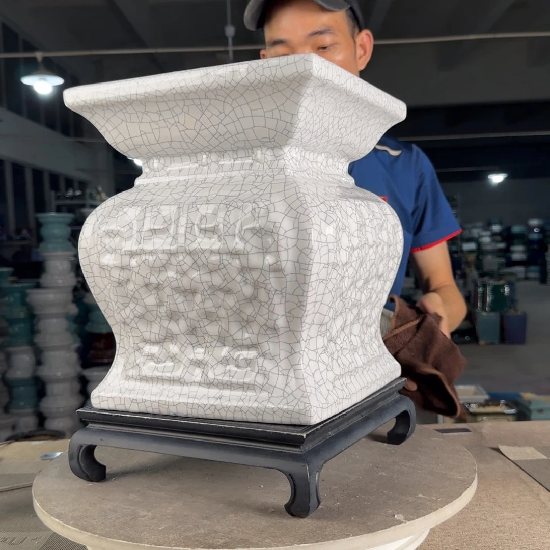陶20CM（含）-50CM（不含）一风堂石湾盆陶瓷 微瑕