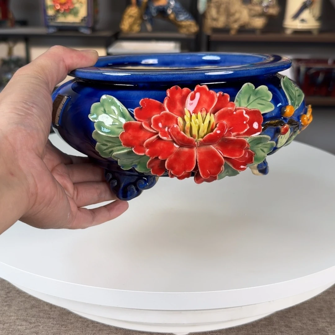 陶佛****金一风堂石湾盆陶瓷花盆