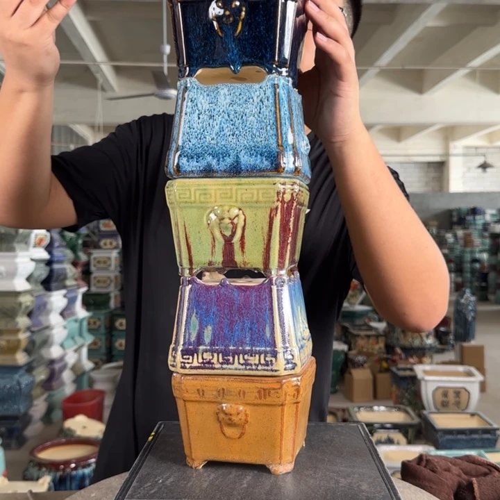 陶。一风堂石湾花盆 微瑕