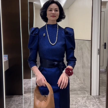 态态喜妈妈高端定制轻奢礼服ls364