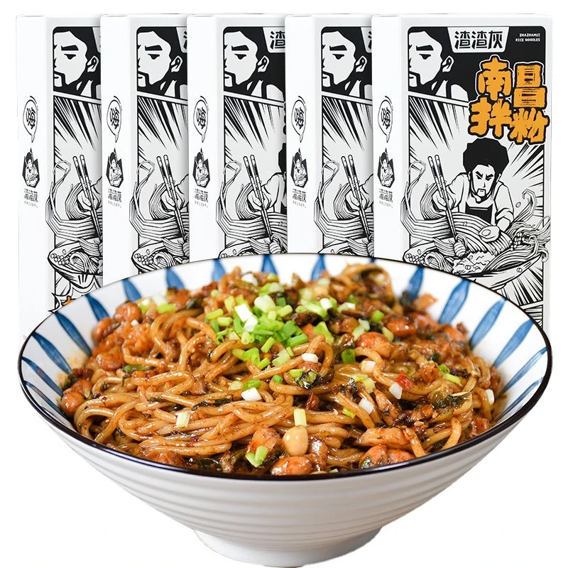 渣渣灰南昌拌粉江西米粉特产速食夜宵食品拌面麻酱米线南昌拌米粉