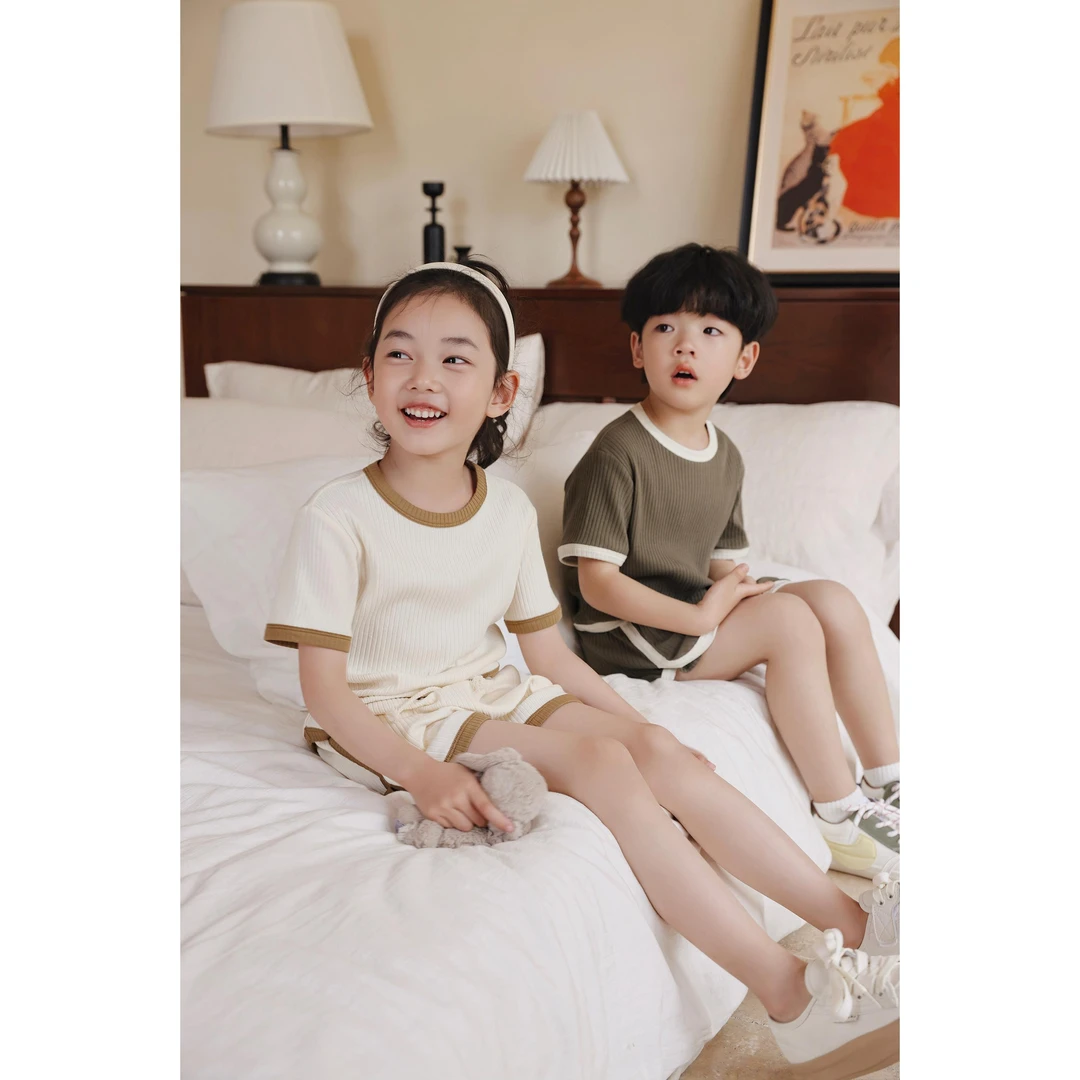 豆几妈【不费力穿搭】夏季短袖男女童百搭休闲运动6/1|TZ2303047A