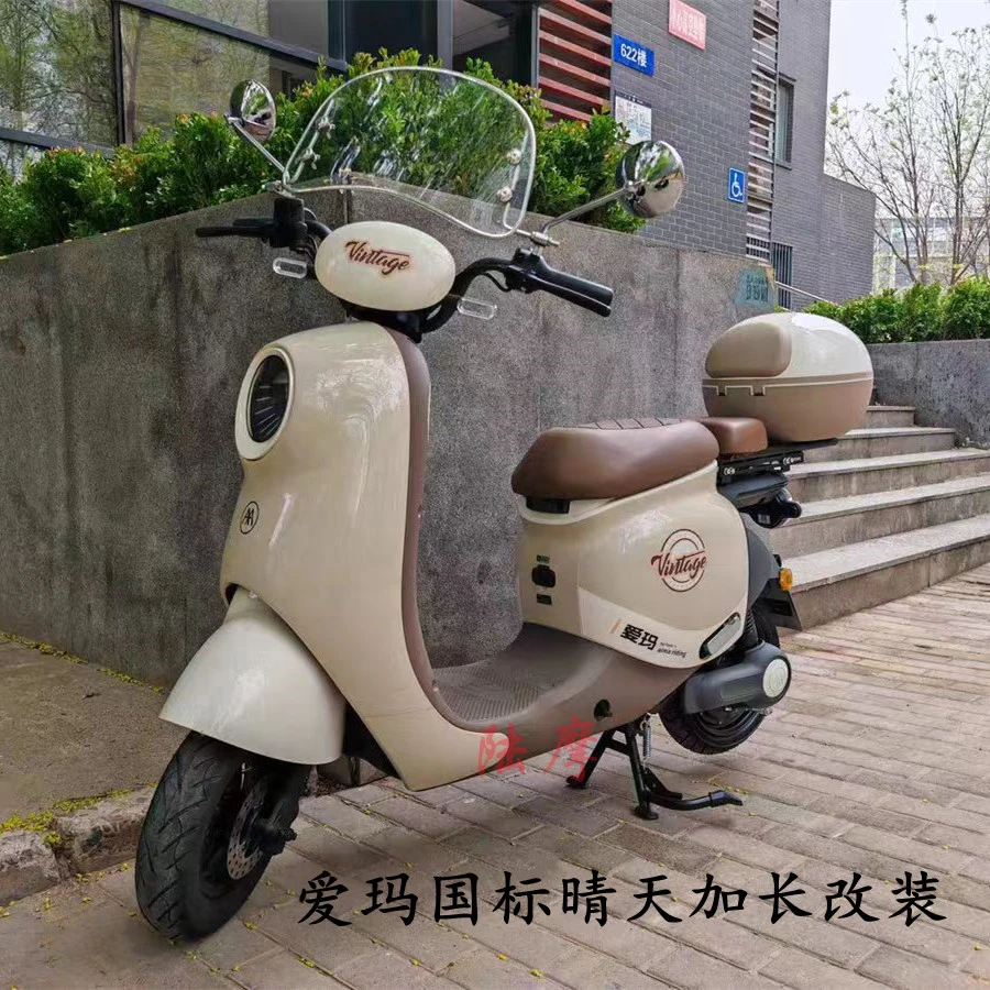 爱玛国标电动车晴天改装加长后座垫后座包尾箱架后货架后衣架支架