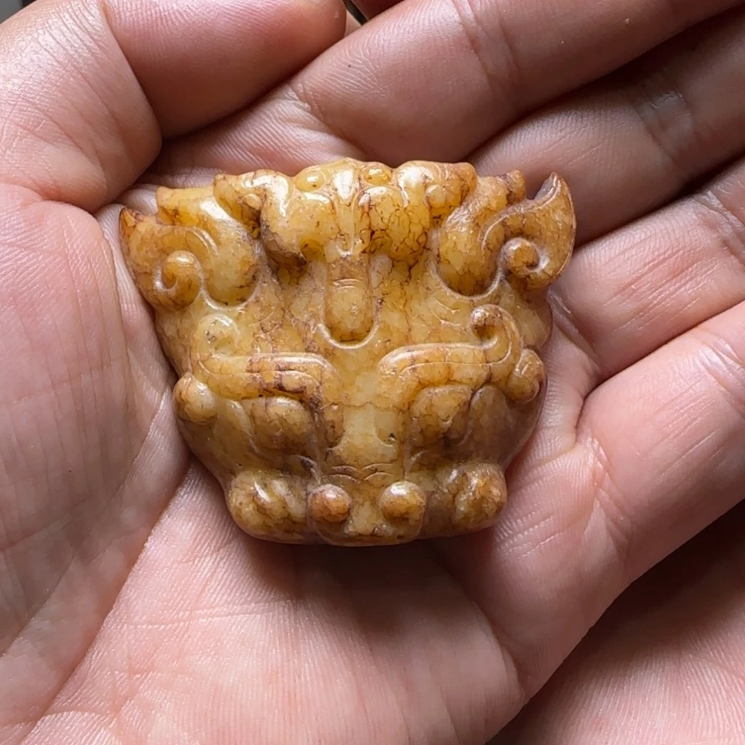 和田玉挂件未镶嵌黎**人