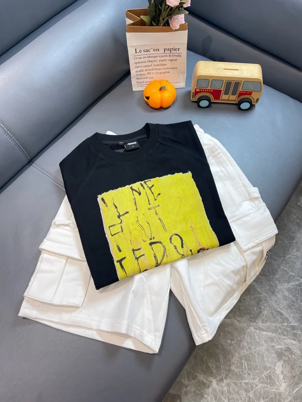 儿童韩版短袖T恤男女童T恤