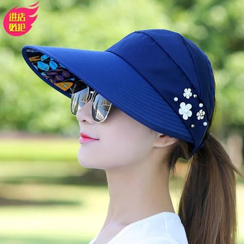 户外帽子女士出游防晒帽时尚百搭骑车刮不翻的防晒帽运动遮阳帽子