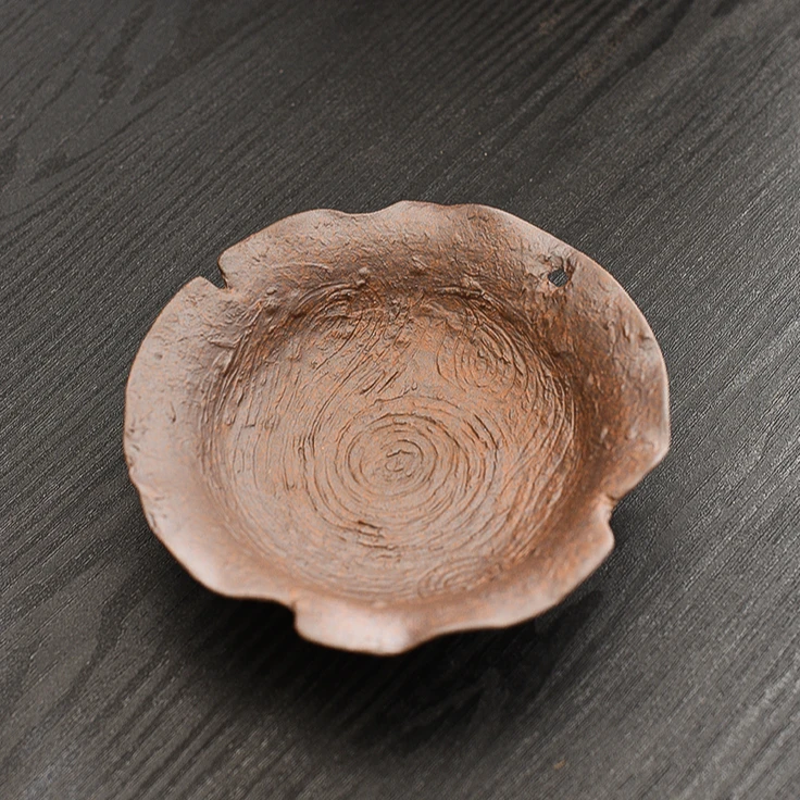 粗陶壶承复古防烫创意干泡盘老陶泥清水烧中式养壶垫陶瓷小壶承