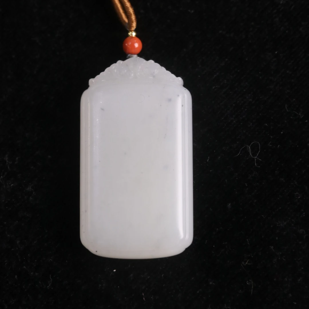 L3【金刚好物分享】和田玉青花无事牌（竞拍展示价）