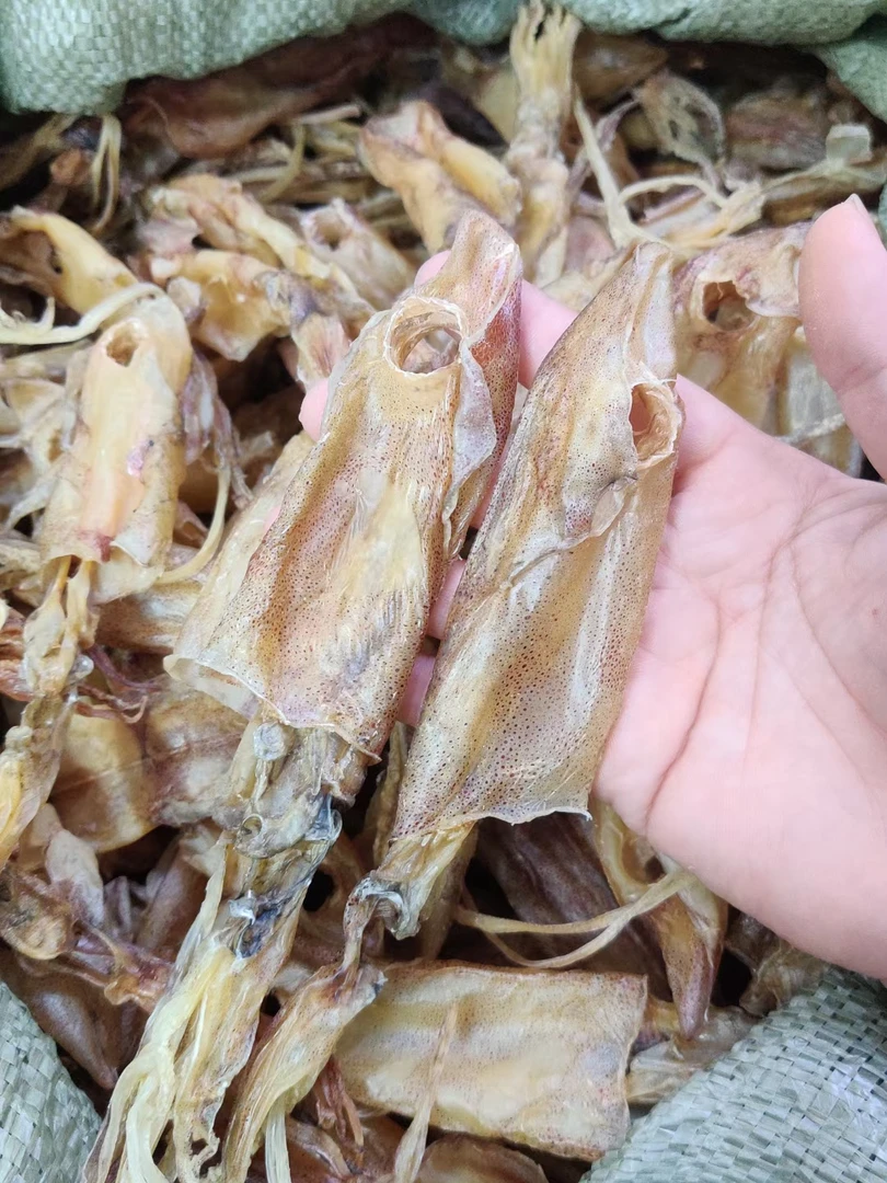 汕尾本港船晒鱿鱼筒 就船鱿鱼筒 原汁原味 全淡干 足干  爆炒清蒸