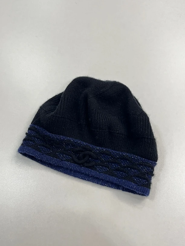 95新 Chanel/香奈儿 夏七中古/chanel贝雷针织帽