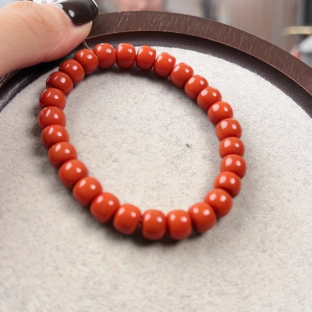 南红玛瑙手串未镶嵌