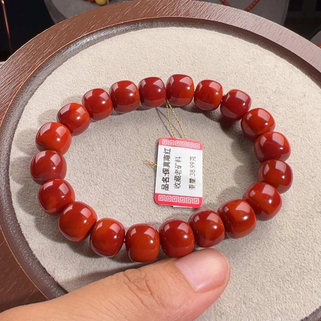 南红玛瑙手串未镶嵌