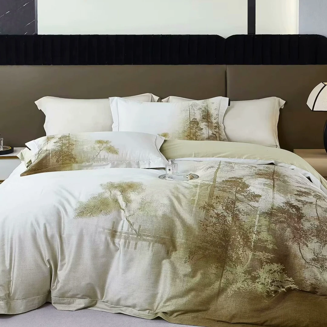 金美家9026中式风百支长绒棉四件套标准