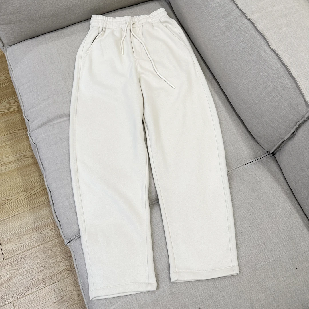 秋冬新款松紧腰抽绳香蕉裤型加绒休闲卫裤MA4KZDZ1515