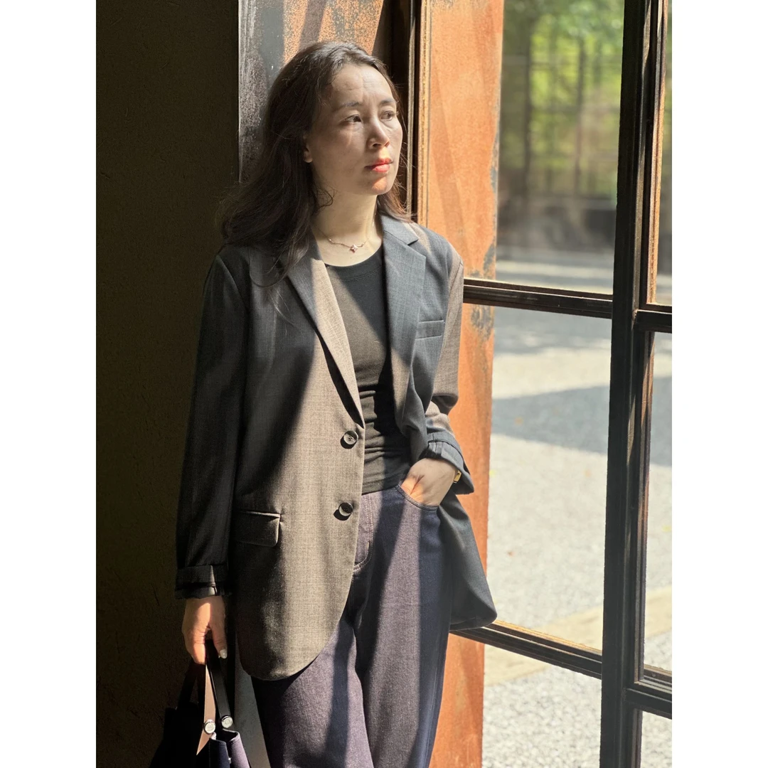 新款气质优雅商务休闲西装306243