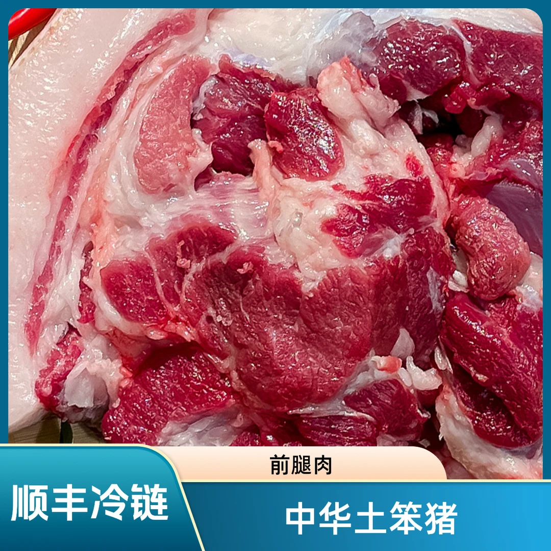 【前腿肉梅花肉顺丰包邮】土笨猪生态散养黑猪肉土猪土猪肉黑猪肉
