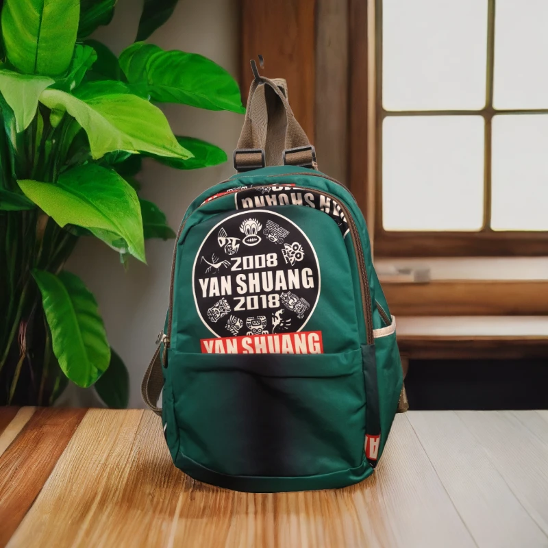 阎双创造原创布包多隔层实用双肩包轻便耐用时尚个性新款休闲潮流