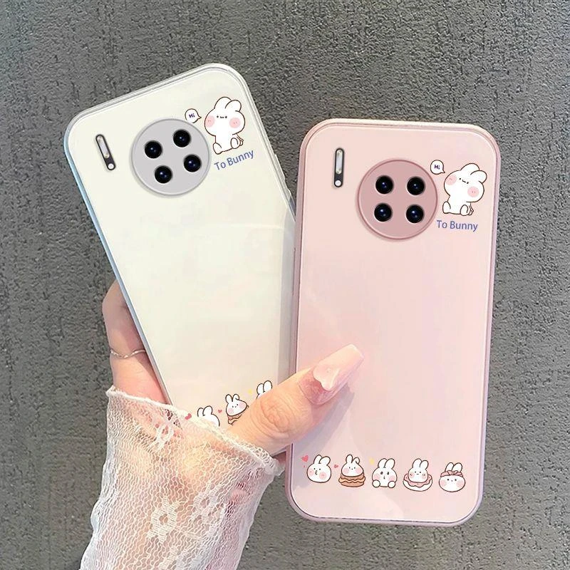 华为mate30手机壳卖萌兔子mate30pro防摔卡通可爱女网红全包新款